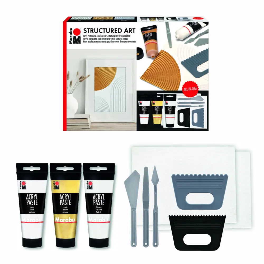 Acryl Paste set STRUCTURED ART