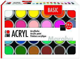 Acrylic paint set BASIC