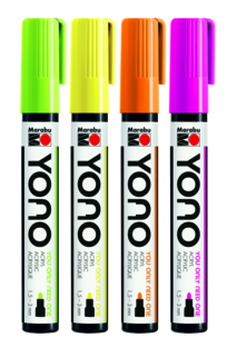 YONO Marker set NEON, 4 x 1,5-3 mm