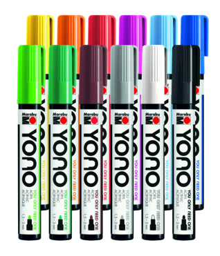 YONO Marker set, 12 x 1,5-3 mm