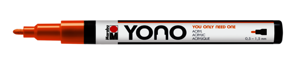 YONO Marker, 0,5 - 1,5 mm, 013-orange