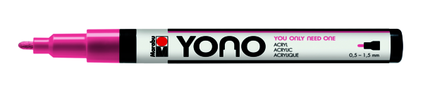 YONO Marker, 0,5 - 1,5 mm, 033-rose pink