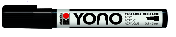 YONO Marker, 0,5 - 5 mm, 073-black