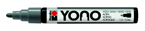 YONO Marker, 1,5 - 3 mm, 078-grey