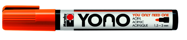 YONO Marker, 1,5 - 3 mm, 324-neon orange