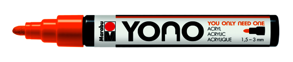 YONO Marker, 1,5 - 3 mm, 324-neon orange
